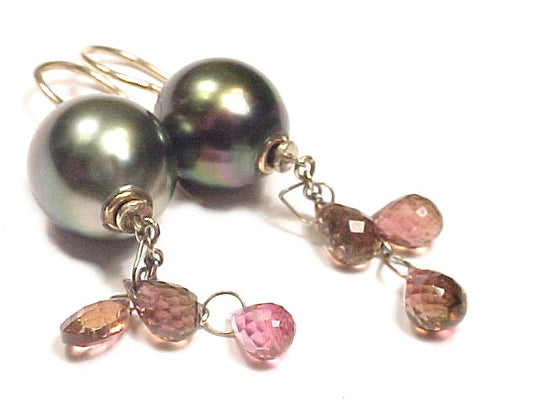 South Sea Grey Pearl Earrings