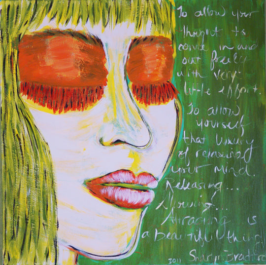 “Thoughts within a Green Portrait”