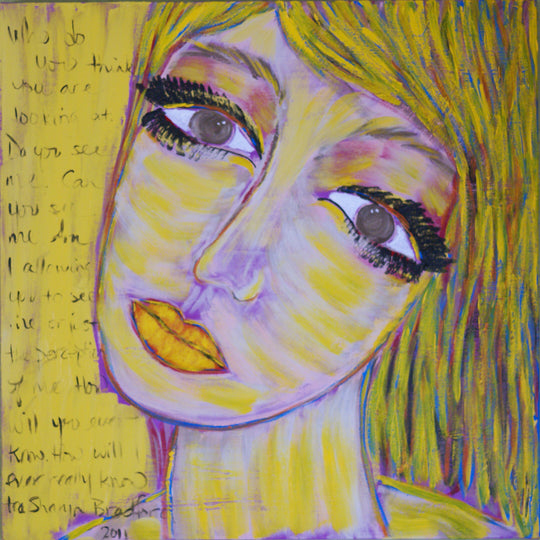 “Thoughts within a Yellow Portrait”