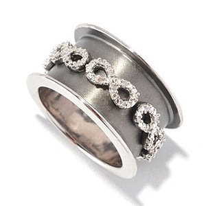 'The Eternity Symbol Stacking Ring'
