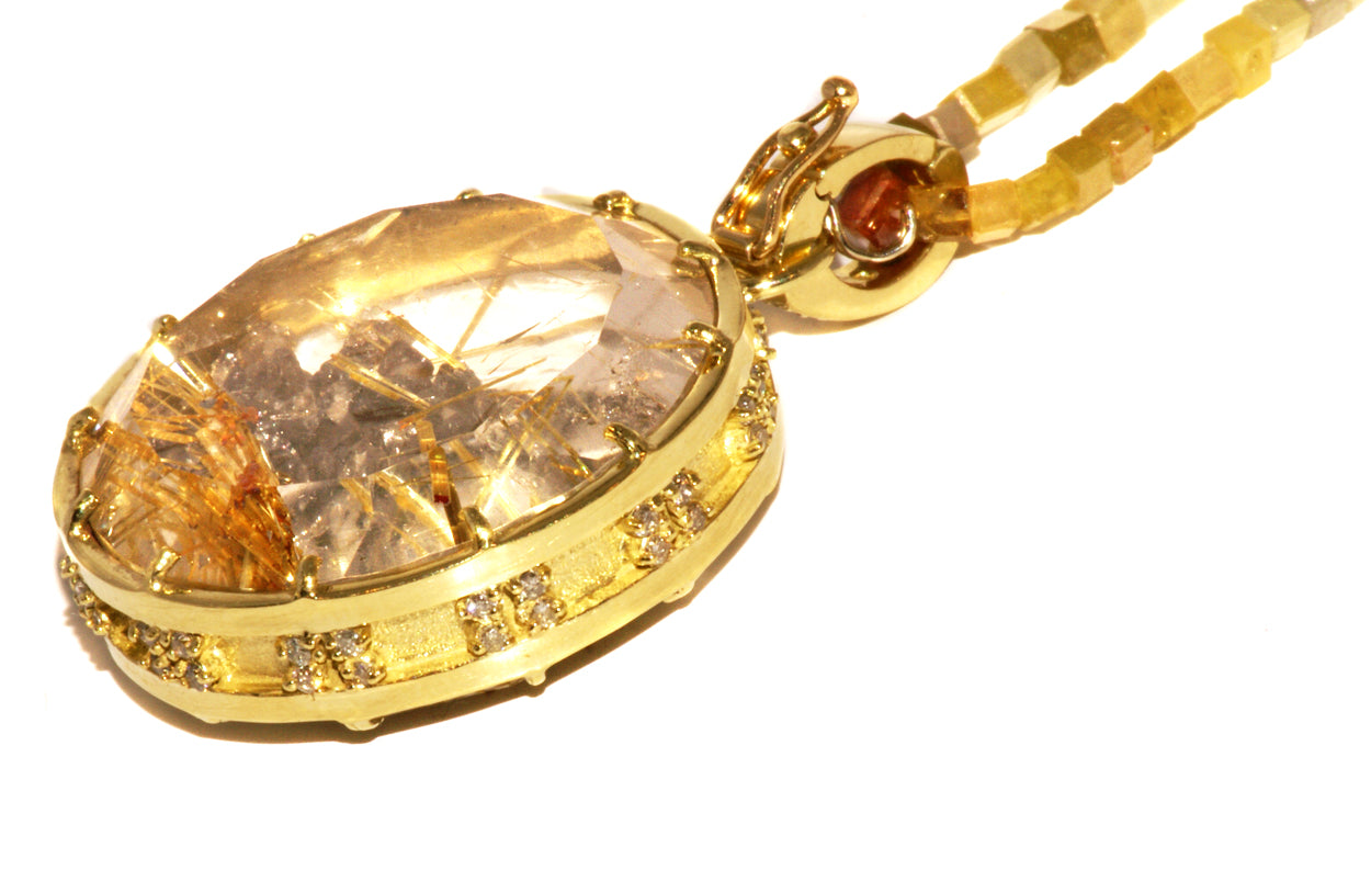 18kt White Diamond Diamond Dust Charm – Glenn Bradford Fine Jewelry