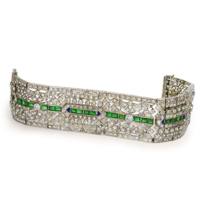 Art Deco Diamond Bracelet by Vummidi Bangaru Jewellers