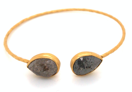 Stacking Rose-cut Diamond Bangle 3