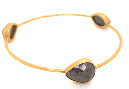 Stacking Rose-cut Diamond Bangle 4