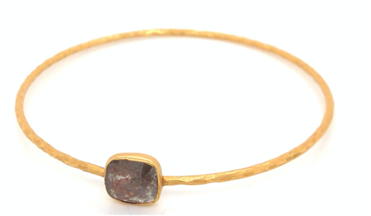 Stacking Rose-cut Diamond Bangle 6