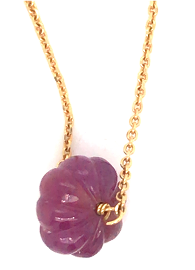 18kt Gold and Ruby Necklace 2