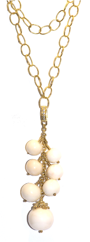 One-of-a-Kind Antique Angel Coral Charm