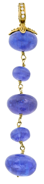 18kt Gold Tanzanite Charm