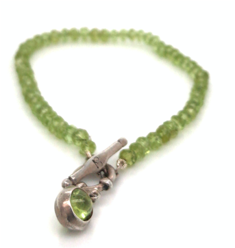 Sterling Silver Peridot Bracelet